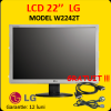 Monitor second lg w2242t, 22 inch, wide, 1680 x 1050,
