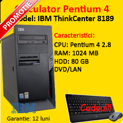 IBM Thinkcentre 8189, Pentium 4, 2.8 Ghz, 1Gb, 880Gb HDD, DVD-ROM
