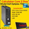 Dell optiplex 755 sff, intel core 2 duo e6550, 2.3ghz, 2048mb ram,