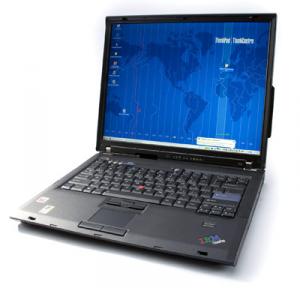 Laptop  Lenovo T60, Core Duo T2400, 1.83Ghz, 2Gb DDR2, HDD 60Gb, DVD, 14.1 inch, Baterie Noua