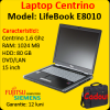 Laptop sh Fujitsu E8010, Intel Centrino, 1.6Ghz, 1Gb DDR, 80Gb, DVD-ROM