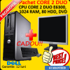 Pachet Dell Optiplex 755, Core 2 Duo E6300, 1.86Ghz, 1Gb DDR2, 80Gb, DVD-ROM + Monitor LCD