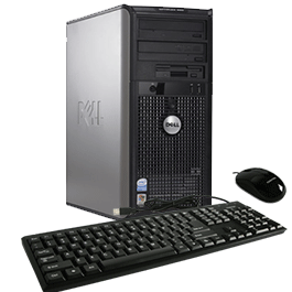 PC Dell Optiplex 320, Intel Core 2 Duo E4600 , 2,4GHz , 2Gb DDR2, 80Gb HDD , DVD-ROM ***