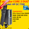 Calculator hp dc 7700p, intel core 2 duo e6400, 2048