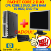 Calculator ieftin HP DC 7700, Intel core 2 duo E6400, 2Giga RAM, 80 gb, DVD-RW + Monitor LCD