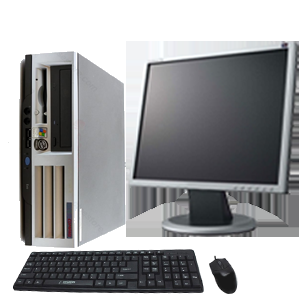 Computer HP Ieftin COMPAQ D510, Procesor Intel Pentium 4, 2.0GHZ, Memorie RAM 512MB DDR, HDD 40GB, CD-ROM + Monitor LCD