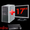 Pachet Calculator SH Fujitsu Siemens Scenic P300 Procesor Intel Pentium 4, 3.0 Ghz, HDD 80Gb IDE, Memorie 1024Mb DDR, Unitate Optica DVD-ROM + Monitor LCD 17 Inch