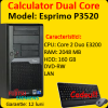 Unitate centrala Fujitsu P3520, Intel Dual Core E3200, 2.4Ghz, 2Gb DDR2, 160Gb SATA, DVD-RW