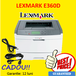 Imprimanta ieftina, Lexmark E360D, Laser monocrom, Duplex, 40 ppm