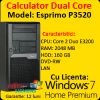 Licenta Windows 7 + Calculator Fujitsu P3520, Intel Dual Core E3200, 2.4Ghz, 2Gb DDR2, 160Gb SATA, DVD-RW