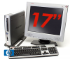 Pachet super oferta Calculator Second Hand Compaq Evo D500, D5D, Intel Pentium 4, 1.7ghz, 512mb Sdram, 40 Gb HDD, CD-ROM + Monitor LCD 17 Inch