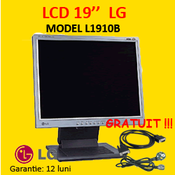 Monitor Second Hand LG L1910B, 19 inci, 1280 x 1024 dpi, 16.7 milioane culori