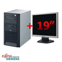 Calculatoare Fujitsu SCENIC Edition X102, Tower, Intel Pentium 4 2.8 GHz, 1GB DDR, 40GB HDD, CD-RW + Monitor LCD 19 inch