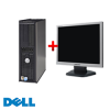 DELL Desktop OptiPlex GX520, Pentium D Dual Core 2.8 GHz, 1GB DDR2, 80GB HDD, DVD-ROM + Monitor LCD