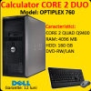 Calculatoare dell optiplex 760, core 2 quad q9400,