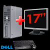 Pachet PC DELL Desktop OptiPlex GX520, Procesor Celeron 3.0GHz, Memorie 1GB DDR2, 40GB HDD, DVD-ROM + Monitor LCD17 Inch