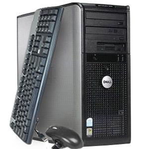 Calculator Dell Optiplex 740 Sh,Procesor Dual Core AMD Athlon 64 X2 3800+  2.06GHz,Memorie RAM 2Gb DDR2,HDD 80Gb,Unitate Optica DVD-ROM