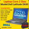 Laptop second dell latitude d630 , intel core 2 duo