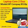 Laptop second hp compaq 8510p , intel c2d t7700, 2.4ghz, 2gb ddr2,