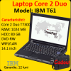 Lenovo T61, Core 2 Duo T7300, 2.0Ghz, 1Gb DDR2, 80Gb HDD, Combo, 14.1 inci LCD