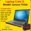 Laptop second Lenovo T410s Slim Laptop, Intel Core i5-520M 2.4Ghz, 4Gb DDR3, 250Gb HDD, DVD-RW, 14 inci