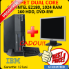 Pachet ibm 9487-cto, dual core e2180, 1 gb ram, 160 hdd, dvd-rw +