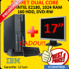 Monitor lcd 17 inch + ibm 9487-cto, dual core e2180, 1 gb
