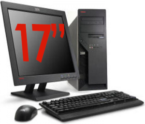 Super Pachet PC Desktop IBM ThinkCentre A52-8343, Procesor Intel Celeron 2800hz,Memorie RAM 1Gb, HDD 40Gb, DVD-ROM+ Monitor LCD 17 inch