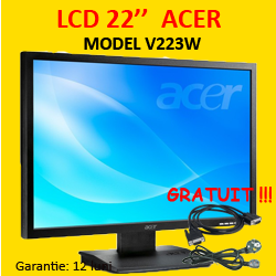 Monitoare LCD Acer V223W, 22 inci, Widescreen, 1680 x 1050, 5 ms