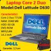 Laptop second dell latitude d630, core 2 duo t7100