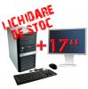 Pachet Fujitsu Siemens Scenic P5720 C2D E8200, 2.67 Ghz, 160Gb SATA, 2048Mb DDR2, DVD-ROM + Monitor 17 inch