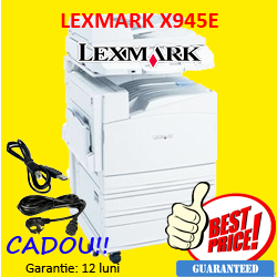 Multifunctionala Second Hand Lexmark X945e, A3 color MFP, capacitate mare, 45ppm