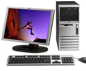 PC HP Compaq Tower D530, Core 2 Duo E6400 2.13Ghz , 1GB DDR , 40Gb HDD, CD-ROM + Monitor LCD***