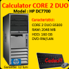 Computer ieftin hp compaq dc7700, intel core 2 duo e6300, 1.86 ghz,