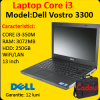 Laptop second hand Dell Vostro 3300, Core i3-350M 2.26Ghz, 3Gb, 250Gb HDD, DVD-RW, 13 inci