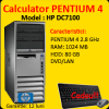 Unitate centrala hp dc7100, pentium 4 2.8ghz, 1gb, 80gb sata, dvd-rom