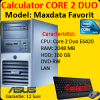 Calculator Second Hand Maxdata, Core 2 Duo E6420, 2.13Ghz, 2Gb DDR2, 160Gb SATA, DVD-RW