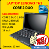 Laptopuri ieftine lenovo t61, core 2 duo 1.8ghz, 2gb,
