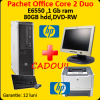 HP DC7800, E6550 2.33Ghz + LCD 17 inci grad A lux + Imprimanta HP 2015D