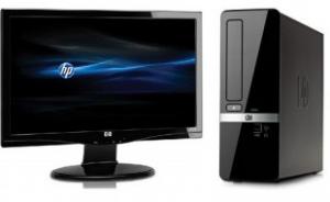 PC HP 3120, Intel Core 2 Duo E5500 2.8Ghz , 2Gb DDR3, 160Gb HDD , DVD-RW cu Monitor LCD