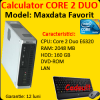 PC Maxdata, Core 2 Duo E6320, 1.86Ghz, 2Gb DDR2, 160Gb SATA, DVD-ROM