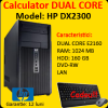 Hp dx2300, pentium dual core e2160, 1.8ghz, 1gb ddr2,