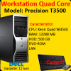 Workstation dell precision t3500, xeon quad core w3540, 2.93ghz, 12gb,