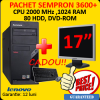 Lenovo 9143, sempron 3600+, 1024 ram, 80 hdd, dvd +