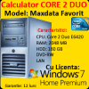 Licenta Windows 7 + Maxdata, Core 2 Duo E6420, 2.13Ghz, 2Gb DDR2, 160Gb SATA, DVD-RW