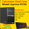 Computer Fujitsu Esprimo P5730, Dual Core E2200, 2.2Ghz, 2Gb, 160Gb, DVD-RW