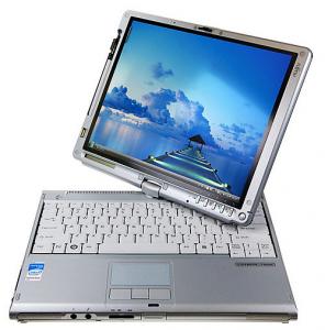 Laptop Touchscreen Fujitsu Siemens T4220 Intel Core 2 Duo T8100 2.1GHz, 2GB Ram, 80GB HDD