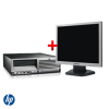 Pachet Second Hand HP Compaq DC7100 SFF, Intel Pentium 4, 3.0GHz, 1GB DDR, 40GB HDD, DVD-ROM + Monitor LCD