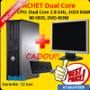 Calculator desktop DELL Optiplex GX320, DUAL CORE, 2,8 GHZ, 1 GB RAM, 80 GB HDD, DVD + Monitor LCD