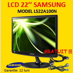 Monitoare renew LED SAMSUNG LS22A100N, 22 inci, 1920x1080 Full HD, VGA, 5ms